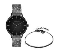 Tamaris Set Reloj de Pulsera y Pulsera TS-0056-MQB IP Negro