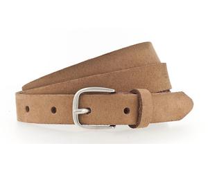 Tamaris Slim Velours Belt W80 Cognac