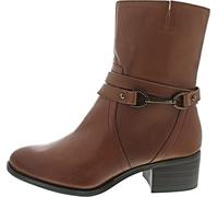 Tamaris Stiefelette, Botas Cortas al Tobillo Mujer, coñac, 39 EU