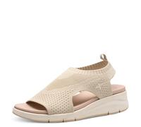 TAMARIS Comfort 8-88713-42 411 Ivory Wedge Plateau Sandale Komfortable Mehrweite Alltagsschuh Festlich Elegant, Sandalias para Pescador Mujer, 37 EU Ancho