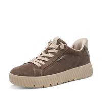 Tamaris Tamaris Comfort Damen Step In Leder Sneaker Flach Zum Schlupfen Wide Fit ZapatillasMujer