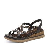 Tamaris Tamaris Comfort Damen Wedge/Plat Sand Sandalias con cuñaMujer