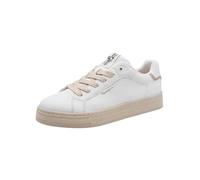 Tamaris Zapatillas Bajas para Mujer, Color Blanco (White Leather), 38