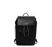 Tamaris TAS Katja 34380 - Mochila para mujer, material mixto, Negro Naranja 161, Einheitsgröße, Casual