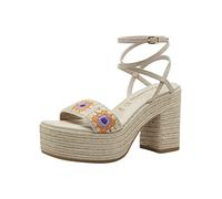Tamaris Women's 1-1-28035-30 Wedge Sandal, Beige Comb, 6 UK