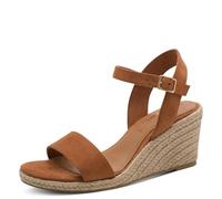 Tamaris Women's 1-28300-42 Wedge Sandal, coñac, 35 EU