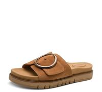 Tamaris Women's 8-87106-42 Flat Sandal, Cognac Suede, 36 EU