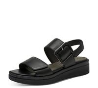 Tamaris Women's 8-88706-42 Wedge Sandal, Black Nappa, 36 EU