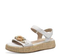 Tamaris Women's 8-88729-44 Sandals, White, 37 EU