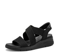 Tamaris Women's Comfort Damen Keilsandale Tc Vegan Wedge Sandal, Black Uni, 40 EU