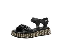 Tamaris Women's Comfort Damen Keilsandale Wedge Sandal, Black, 40 EU