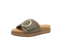 Tamaris Comfort Damen Pantoletten aus Leder Elegant, Sandalia Mujer, Salvia, 39 EU