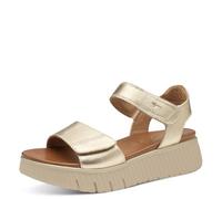 Tamaris Comfort Damen Sandale Multiadjustable, Sandalia Mujer, Dorado Claro, 39 EU