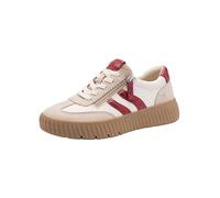 Tamaris Women's Comfort Damen Sneaker Low, Beige Red, 38 EU
