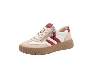 Tamaris Women's Comfort Damen Sneaker Low, Beige Red, 38 EU
