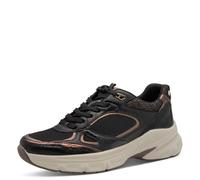 Tamaris Zapatillas Bajas para Mujer 1-23759-45, Color Negro/Bronce, Talla 40 EU, Black Bronce, 40 EU