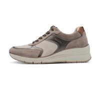 Tamaris Zapatillas bajas para mujer, plantilla intercambiable, beige, 41 EU