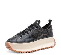 Tamaris Zapatillas Bajas Planas para Mujer, Color marrón (Leopard), 38