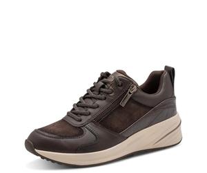 Tamaris Zapatillas Bajas Planas para Mujer, Color marrón (Mocca Comb), 41