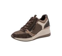 Tamaris Zapatillas Bajas Planas para Mujer, Color marrón (Mocca Comb), 42