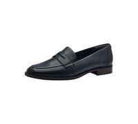 Tamaris Zapatillas de cuero para mujer, azul, 37 EU