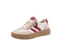 Tamaris Zapatillas deportivas bajas beige / crema / rojo sangre 42 EUR