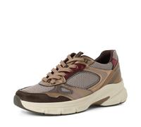 Tamaris Zapatillas deportivas bajas beige oscuro / brocado / greige / rojo rubí 37 EUR