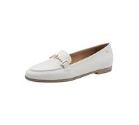 Tamaris Zapatillas para mujer 1-24240-44, piel blanca, talla 41 EU