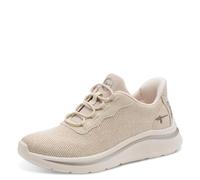 Tamaris Comfort Damen Sneaker Low Cool Insole+Veg, Zapatillas Mujer, Beige, 42 EU
