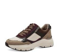 Tamaris Zapatillas para Mujer Con Plantilla Extraíble, Camello Combinado, 36 EU
