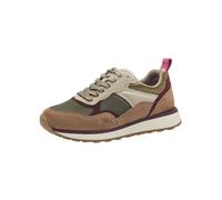 Tamaris Zapatillas para Mujer con Plantilla Extraíble, Coñac Combinado, 37 EU