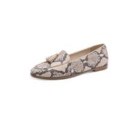 Tamaris Damen Slipper 1-24221-44, Zapatillas Mujer, Beige Snake, 37 EU