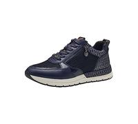 Tamaris Zapatillas Veganas para Mujer, Azul Marino Combinado, 39 EU
