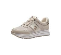 Tamaris Zapatillas Veganas para Mujer, Marfil Combinado, 37 EU