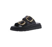 Tamaris Sandalias de cuña para mujer 1-27239-42, piel negra, 41 EU, piel negra, 41 EU