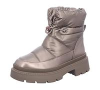 Tamaris zapatos cómodos para mujer, zapatos con cordones para mujer, forro cálido, zapatos con cordones, zapatos de calle, corbata baja, platino, 37 EU