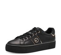 Tamaris Zapatos con cordón oro / negro, Talla 39