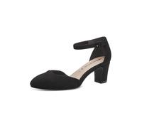 Tamaris Zapatos de Salón con Correa para Mujer, Textiles, Negro, 37 EU