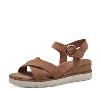 Tamaris Zapatos de Cuña para Mujer, de Piel, Camello, 37 EU