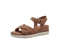 Tamaris Zapatos de Cuña para Mujer, de Piel, Camello, 38 EU