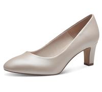 Tamaris Zapatos de Salón para Mujer, Tacón Cuadrado, Diseño Vegano, Rosa Perla, 41 EU