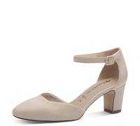 Tamaris Zapatos de Salón para Mujer, Textiles, Tacón Cuadrado, Veganos, Carne, 39 EU