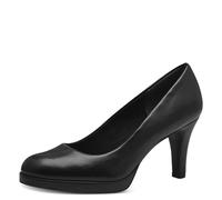 Tamaris Zapatos de Salón, Tacón de Aguja para Mujer, Vegano, Negro Mate, 40 EU