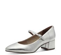 Tamaris Zapatos de tacón para Mujer con Correa 1-22312-43, Plateado, 38 EU