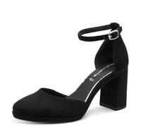 Tamaris Zapatos de tacón para Mujer con Correa 1-22463-45, Negro, 39 EU