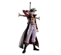 Tamashi Nations - One Piece - S.H. Figuarts Dracule Mihawk - Ojo de Halcón - PVC y ABS, aprox. 6,5 pulgadas (165 mm) Figura pintada