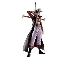 Tamashi Nations - One Piece - S.H. Figuarts Dracule Mihawk - Ojo de Halcón - PVC y ABS, aprox. 6,5 pulgadas (165 mm) Figura pintada