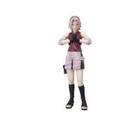 TAMASHII NACIONES S.H. Figuarts Naruto Shippuden Haruno Sakura - La derrota del maestro - Versión de reventa, 5,3 pulgadas (135 mm), figura de acción prepintada ABS y PVC