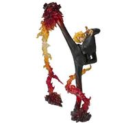 TAMASHII NATIONS Bandai FiguartsZero Sanji Diable Jambe Flambage Shot Figura de acción