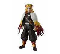 Kyojuro rengoku figura 15 cm demon slayer: kimetsu no yaiba sh figuarts
